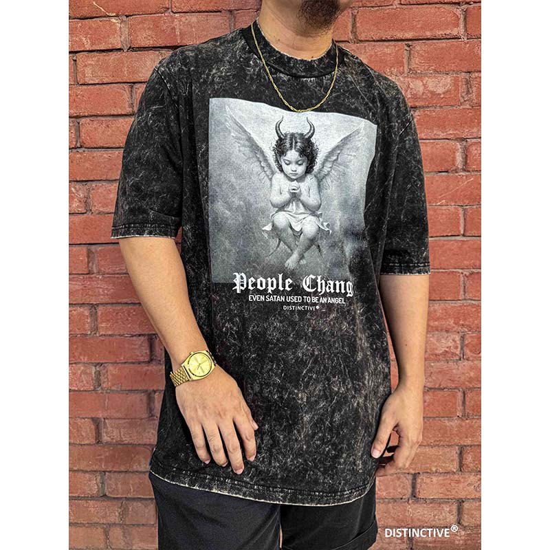 PEOPLE CHANGE - OVERSIZE VINTAGE ACID WASH