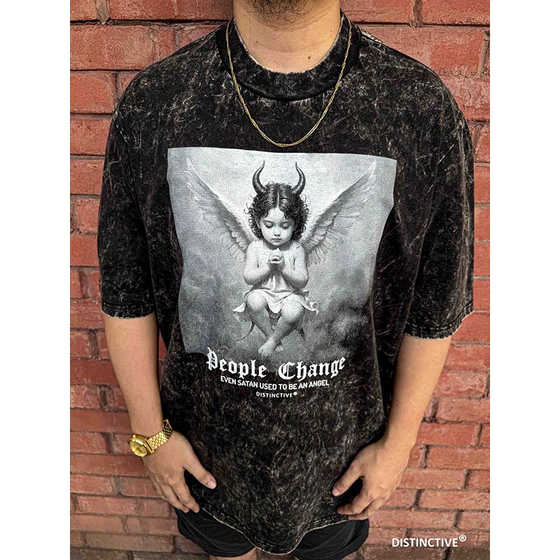 PEOPLE CHANGE - OVERSIZE VINTAGE ACID WASH