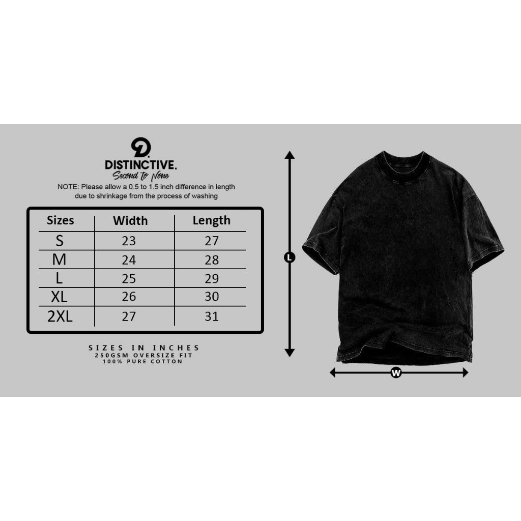 WHERE THEY WISHED HARM I PRAY - OVERSIZE VINTAGE ACID WASH