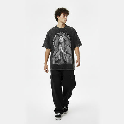 WHERE THEY WISHED HARM I PRAY - OVERSIZE VINTAGE ACID WASH