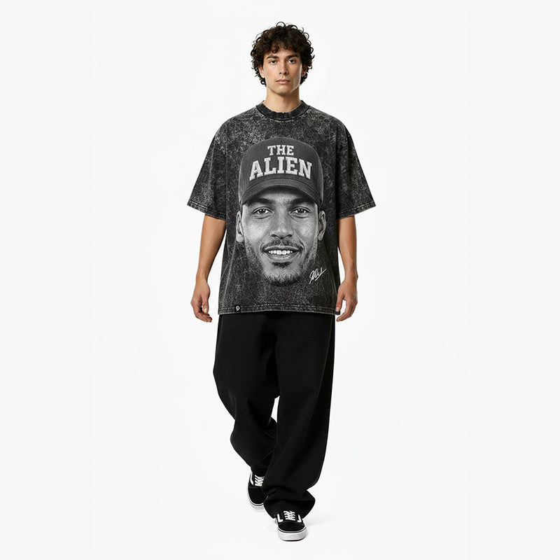 THE ALN - OVERSIZE VINTAGE ACID WASH