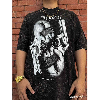PEACEFUL PROTEST - OVERSIZE VINTAGE ACID WASH
