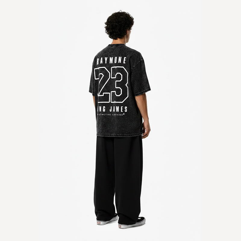 KING J - OVERSIZE VINTAGE ACID WASH
