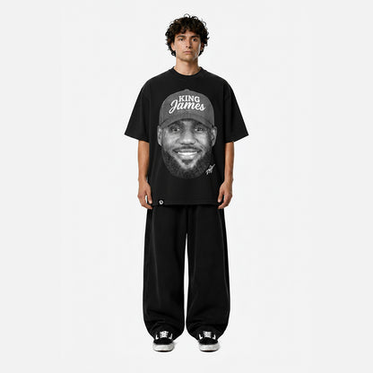 KING J - OVERSIZE VINTAGE ACID WASH