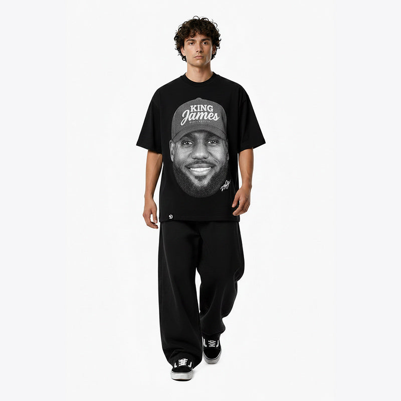 KING J - OVERSIZE VINTAGE ACID WASH