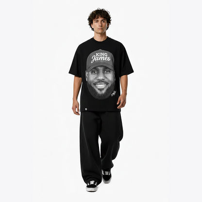 KING J - OVERSIZE VINTAGE ACID WASH
