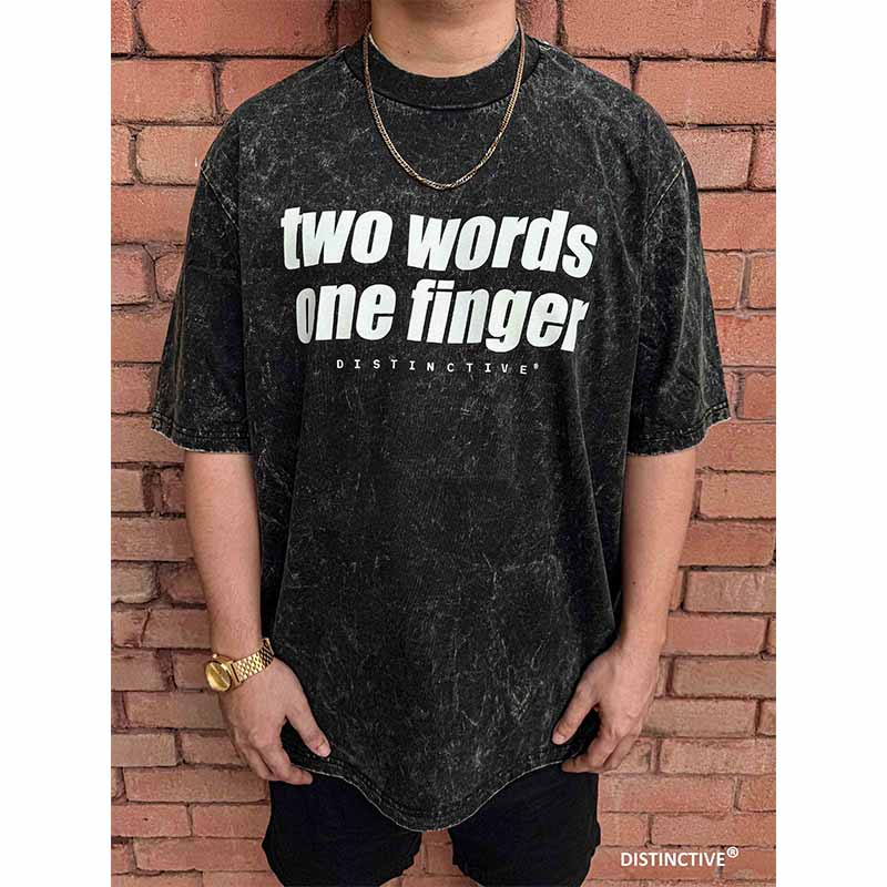 BETTER LATE THAN UGLY - OVERSIZE VINTAGE ACID WASH