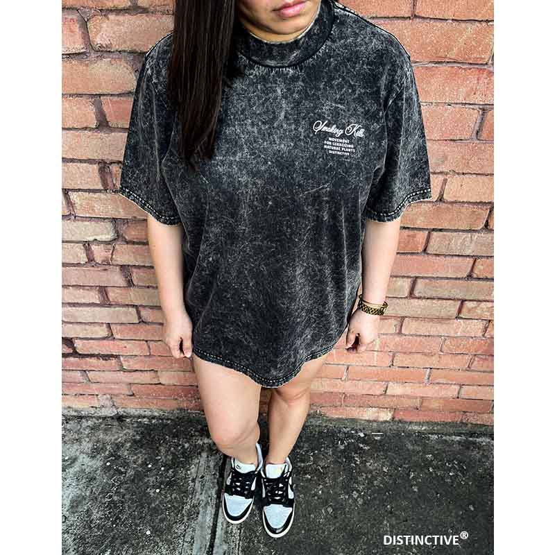 SMOKING KLLS - OVERSIZE VINTAGE ACID WASH