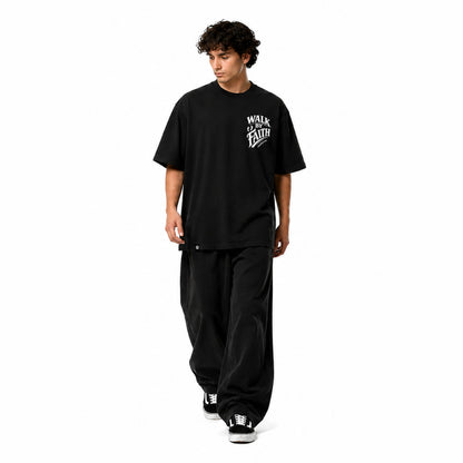 WALK BY FAITH - OVERSIZE VINTAGE ACID WASH