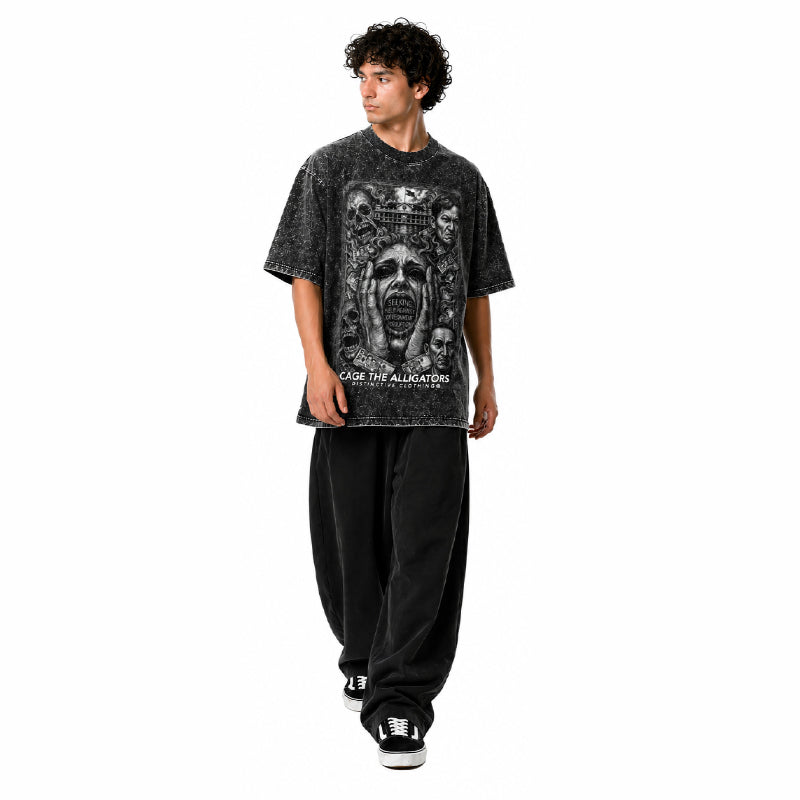 THE ALLGTRS - OVERSIZE VINTAGE ACID WASH