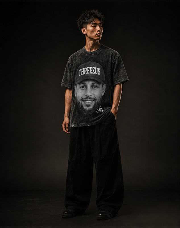3ZUS - OVERSIZE VINTAGE ACID WASH