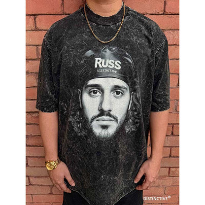 RUSS - OVERSIZE VINTAGE ACID WASH