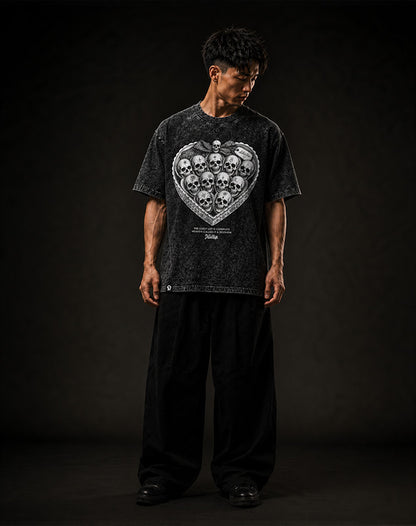 REUNION - OVERSIZE VINTAGE ACID WASH