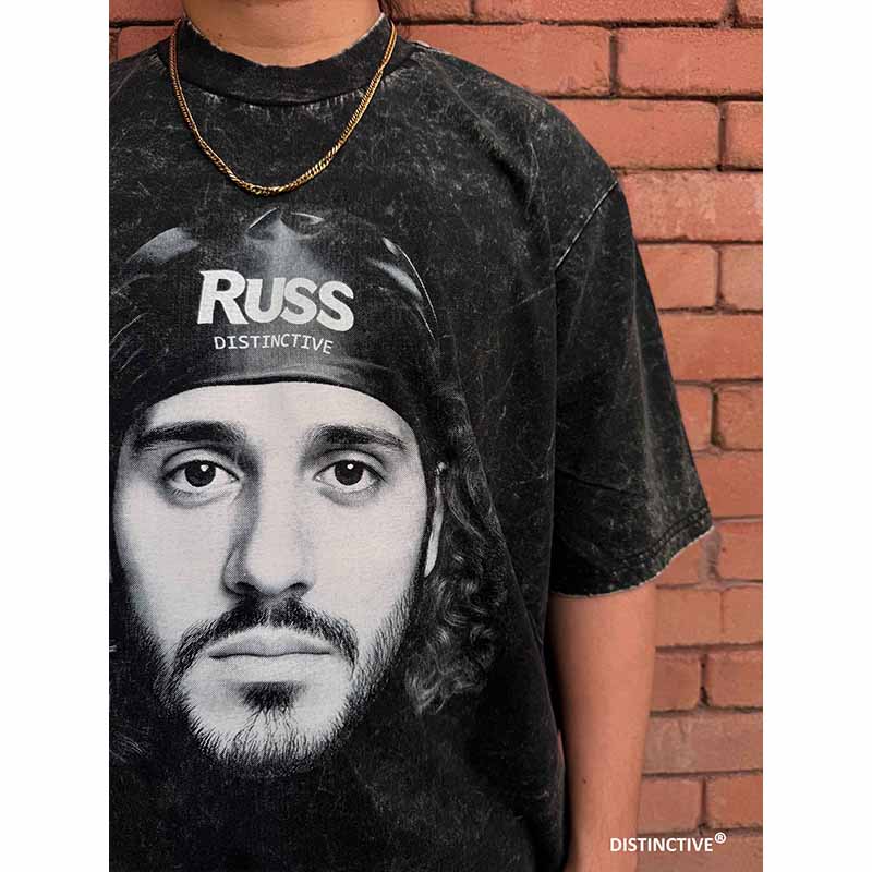 RUSS - OVERSIZE VINTAGE ACID WASH