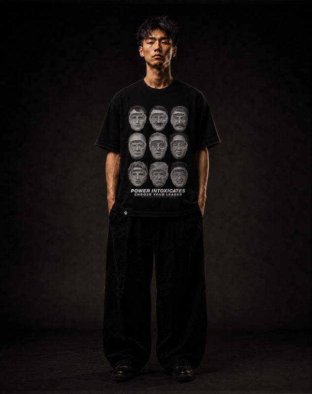 CHOOSE YOUR LEADER WISELY - OVERSIZE VINTAGE ACID WASH