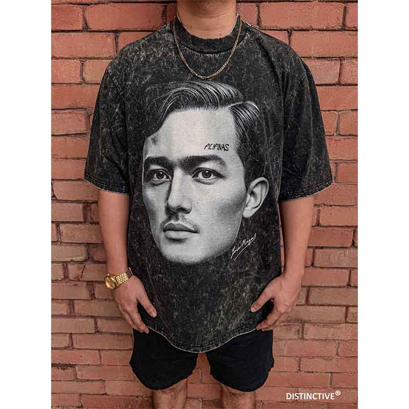 JOSE RIZAL - OVERSIZE VINTAGE ACID WASH