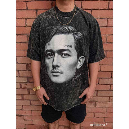 JOSE RIZAL - OVERSIZE VINTAGE ACID WASH