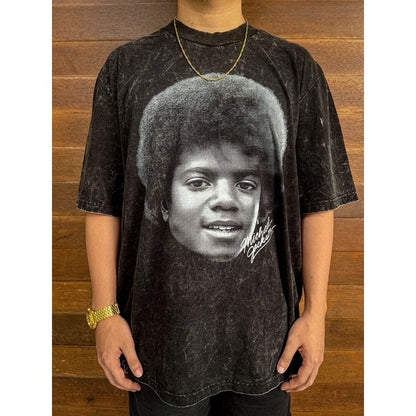 MICHAEL JACKSON - OVERSIZE VINTAGE ACID WASH