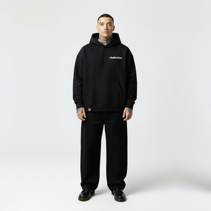 DISTINCTIVE WORDMARK HIGH DENSITY HOODIE - OVERSIZE BOXY