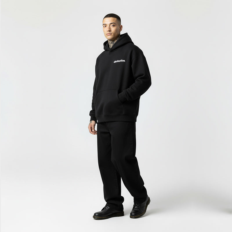 DISTINCTIVE WORDMARK HIGH DENSITY HOODIE - OVERSIZE BOXY