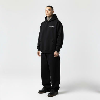 DISTINCTIVE WORDMARK HIGH DENSITY HOODIE - OVERSIZE BOXY