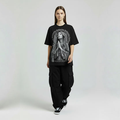 WHERE THEY WISHED HARM I PRAY - OVERSIZE VINTAGE ACID WASH