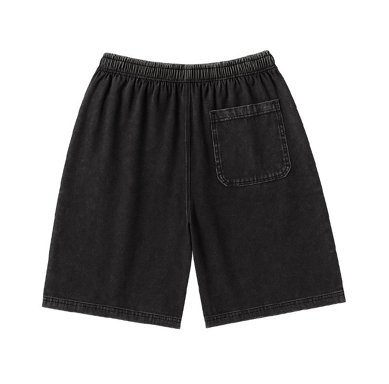 ACIDWASH SHORTS PLAIN LOOSE FIT