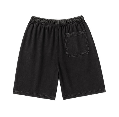 ACIDWASH SHORTS PLAIN LOOSE FIT