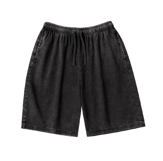 ACIDWASH SHORTS PLAIN LOOSE FIT