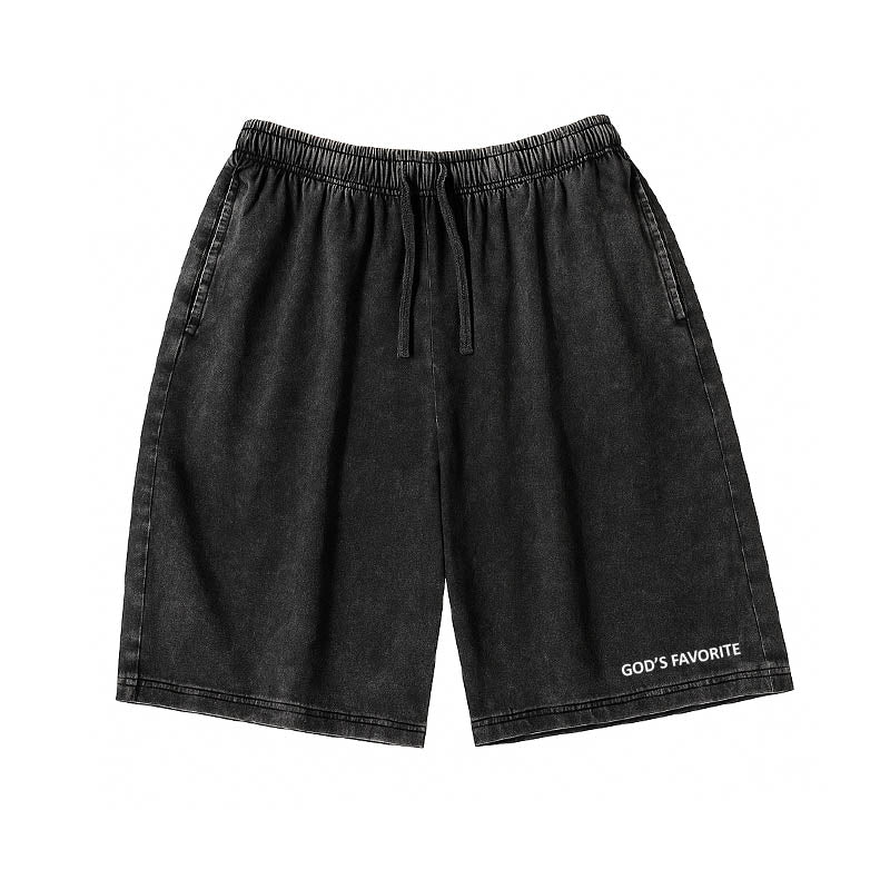 ACIDWASH SHORTS HIGH DENSITY LOOSE FIT GOD'S FAVORITE