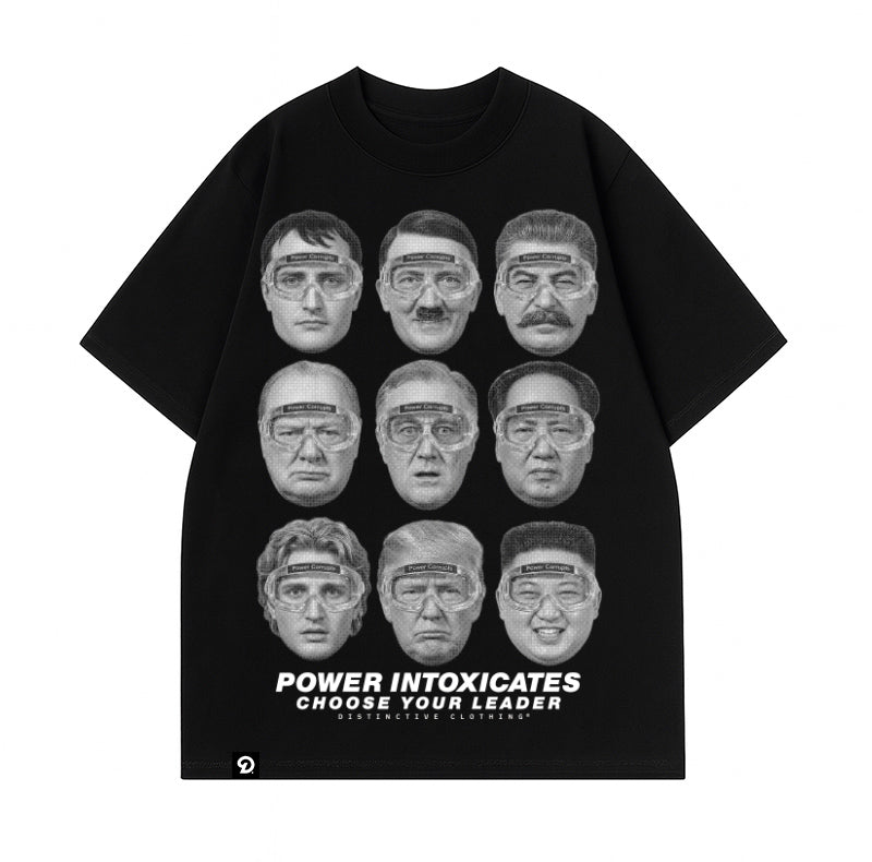 CHOOSE YOUR LEADER WISELY - OVERSIZE VINTAGE ACID WASH
