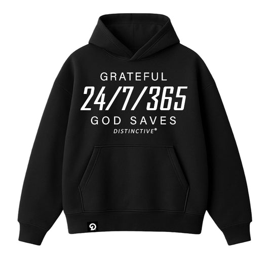 GRATEFUL HOODIE - OVERSIZE BOXY