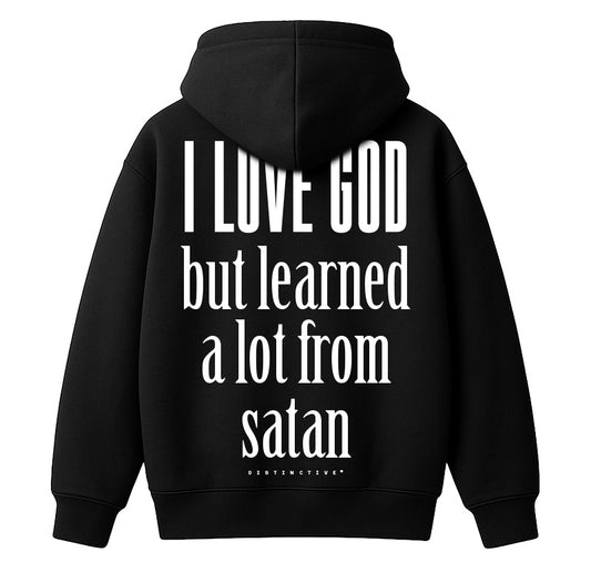 I LOVE GOD HOODIE - OVERSIZE BOXY
