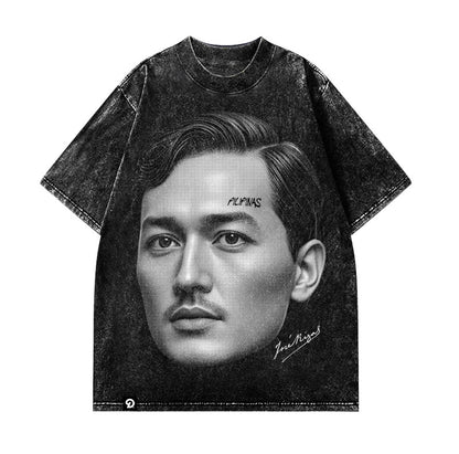 JOSE RIZAL - OVERSIZE VINTAGE ACID WASH