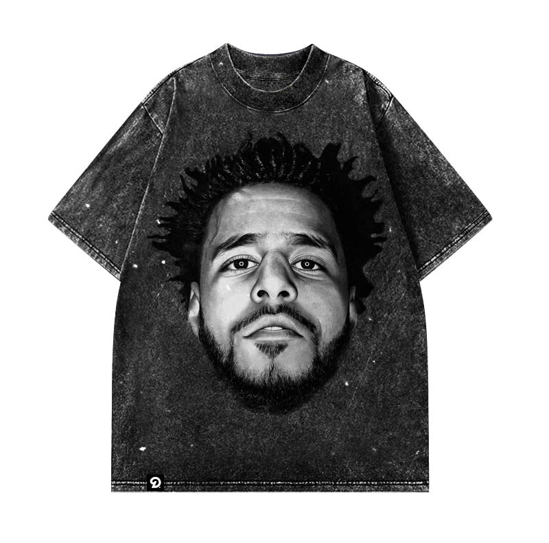 J COLE - OVERSIZE VINTAGE ACID WASH