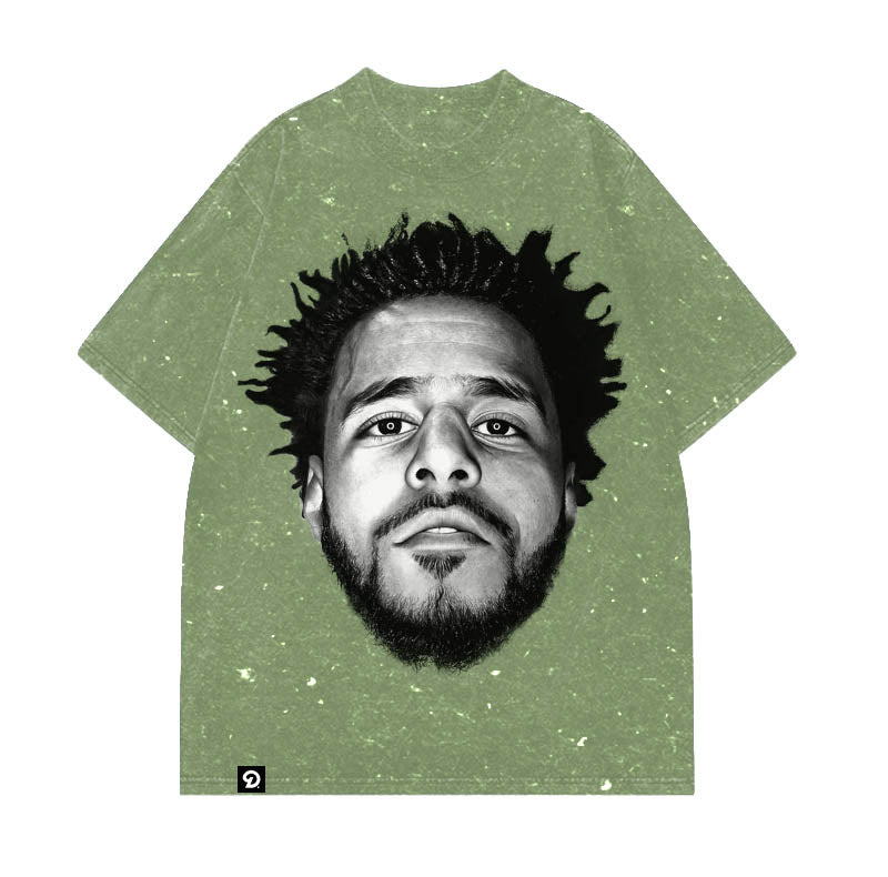 J COLE - OVERSIZE VINTAGE ACID WASH