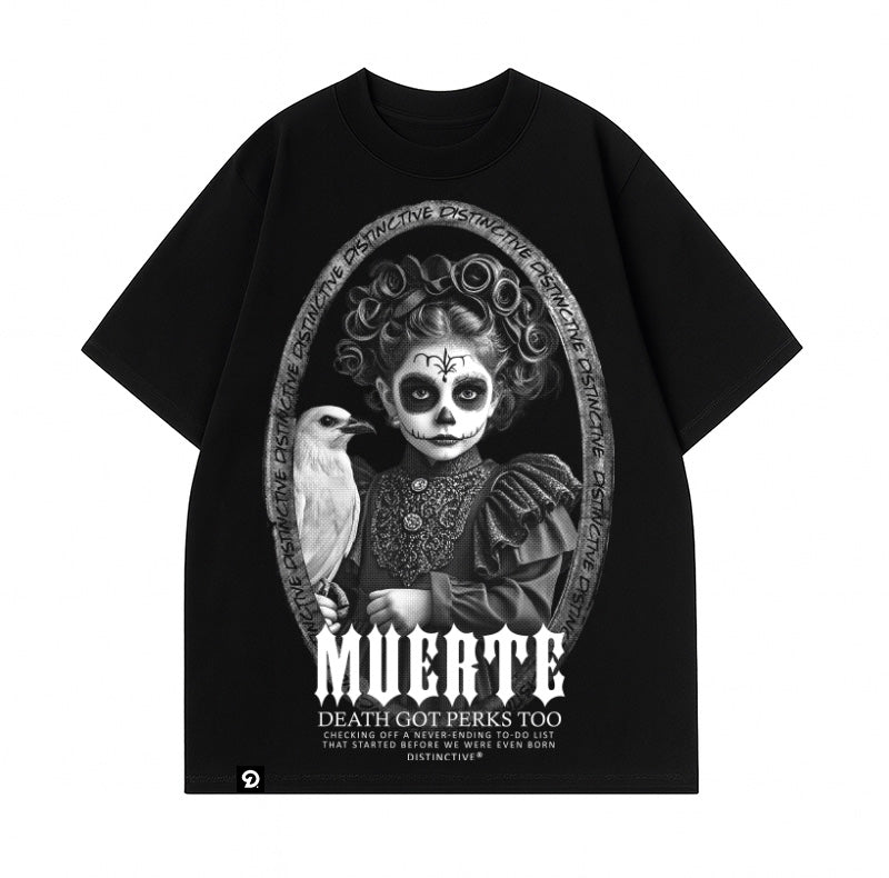 MUERTE - OVERSIZE VINTAGE ACID WASH