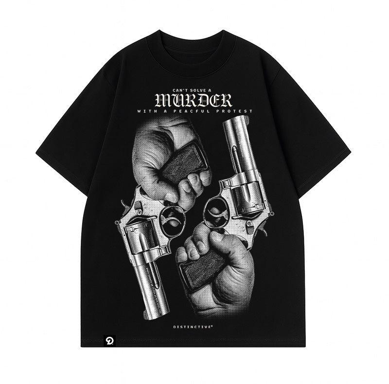 PEACEFUL PROTEST - OVERSIZE VINTAGE ACID WASH