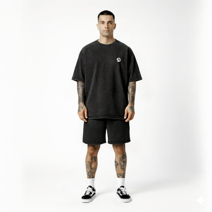 ACIDWASH SHORTS PLAIN LOOSE FIT