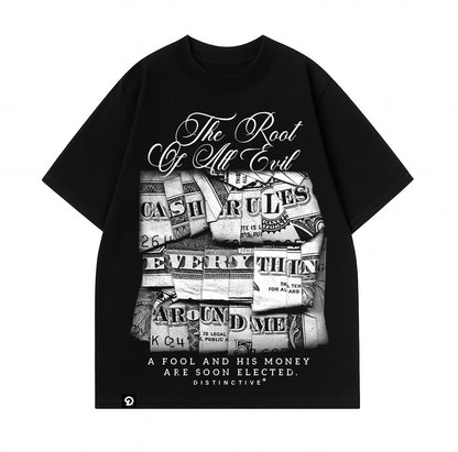 ROOT OF ALL EVIL - OVERSIZE VINTAGE ACID WASH