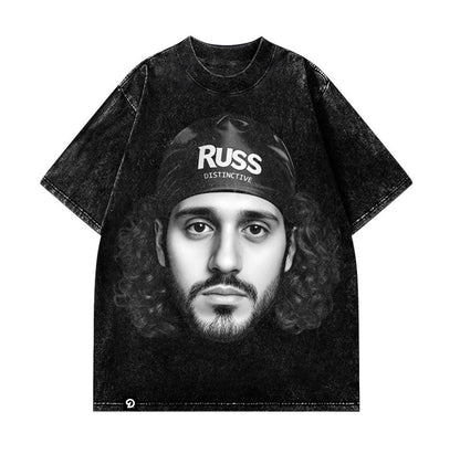 RUSS - OVERSIZE VINTAGE ACID WASH