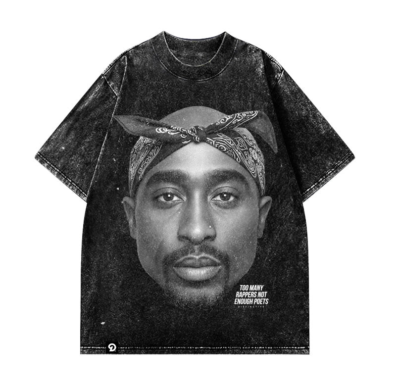 TOO MANY RAPPERS NOT ENOUGH POET - OVERSIZE VINTAGE ACID WASH ...