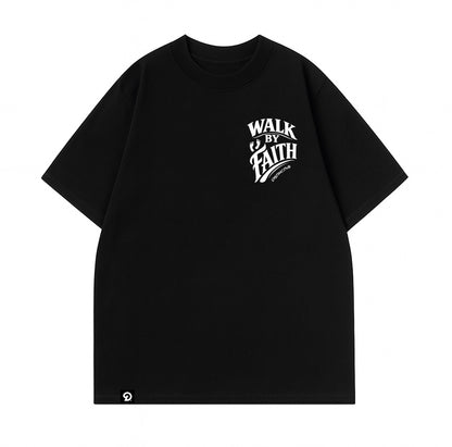 WALK BY FAITH - OVERSIZE VINTAGE ACID WASH