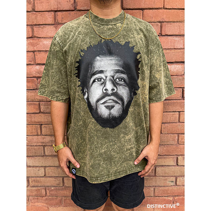 J COLE - OVERSIZE VINTAGE ACID WASH