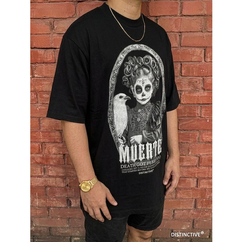 MUERTE - OVERSIZE VINTAGE ACID WASH