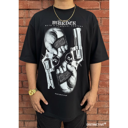 PEACEFUL PROTEST - OVERSIZE VINTAGE ACID WASH