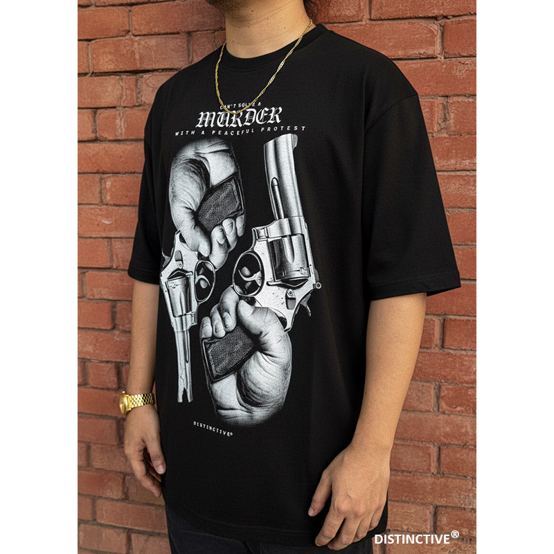 PEACEFUL PROTEST - OVERSIZE VINTAGE ACID WASH