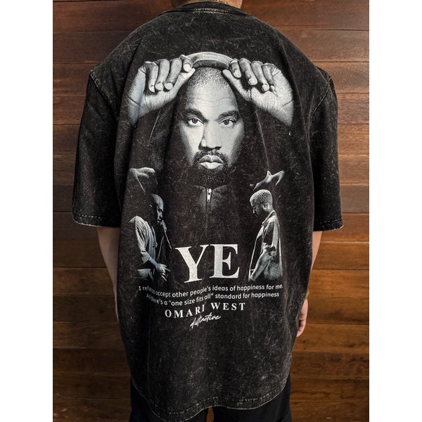 YE - OVERSIZE VINTAGE ACID WASH