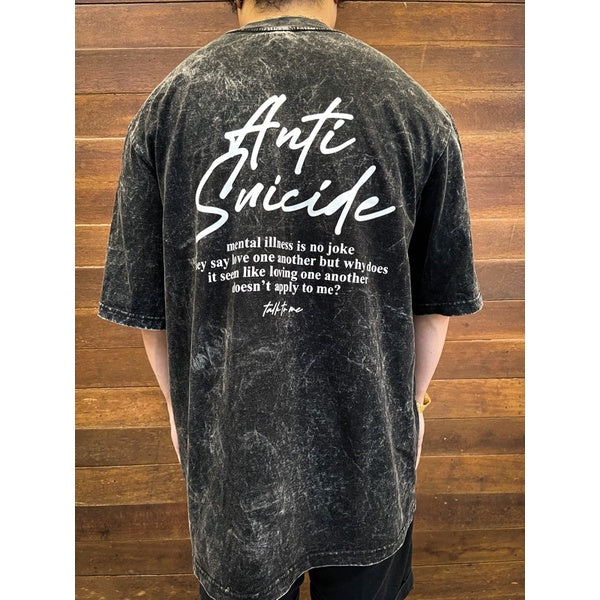 ANTI SUICIDE - OVERSIZE VINTAGE ACID WASH