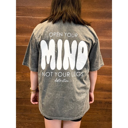 OPEN YOUR MIND - OVERSIZE VINTAGE ACID WASH